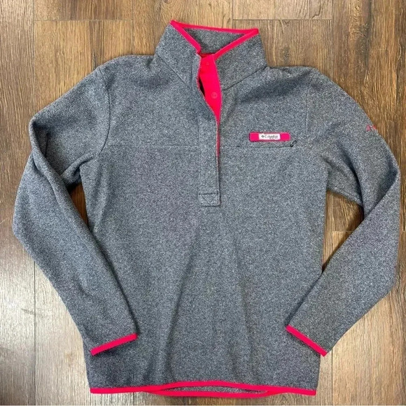 Columbia PFG Women's Half Snap Fleece Pullover SZ MED - Picture 1 of 4